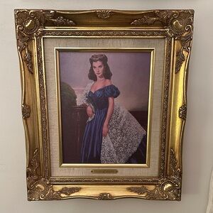 Elegant Gold Framed “Portrait of Scarlett”
